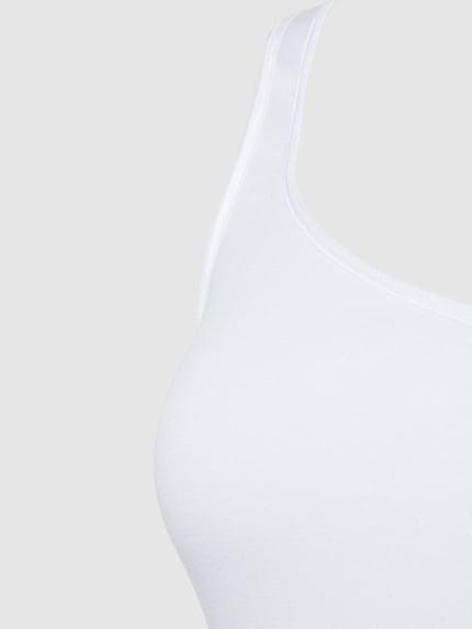 Mey Trägertop in unifarbenem Design Weiss 2