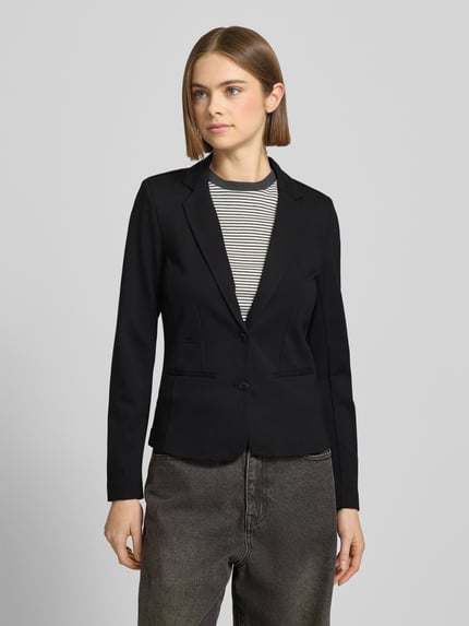 ONLY Blazer mit Label-Details Modell 'Poptrash' Black 4