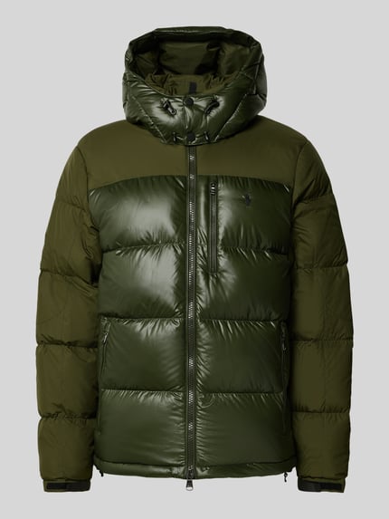Polo Ralph Lauren Steppjacke mit Label-Stitching Oliv 2