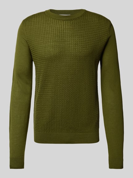 Manuel Ritz Strickpullover aus Woll-Mix Ocean 2