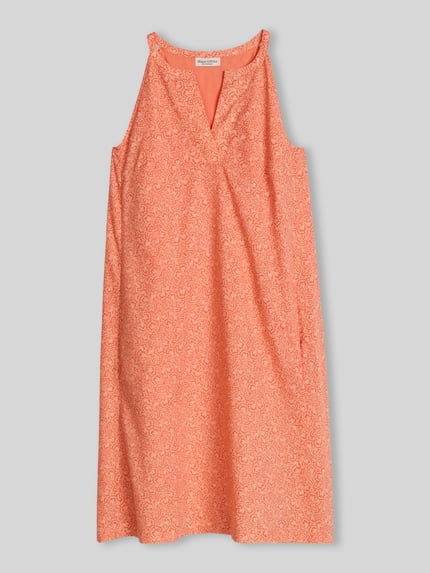 Marc O'Polo Loose Fit Freizeitkleid aus reiner Baumwolle Orange 2