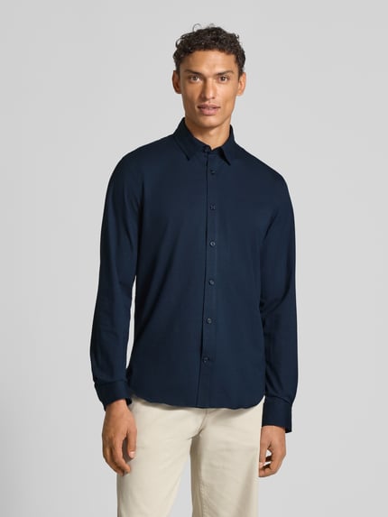 Matinique Slim Fit Freizeithemd mit Kentkragen Modell 'trostol' Marine 4