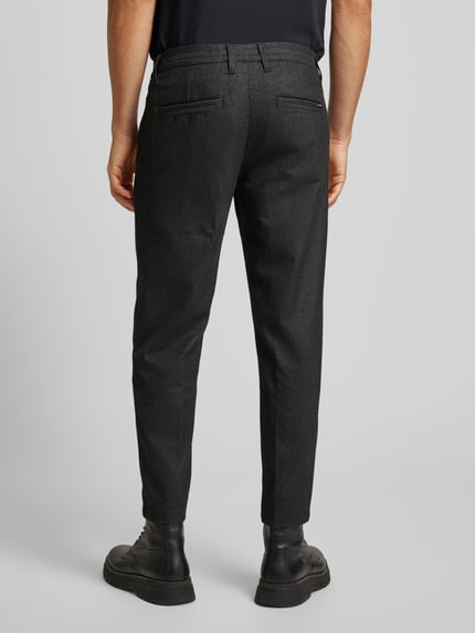 GABBA Regular Fit Cordhose mit Knopfverschluss Modell 'MONZA' Black 5