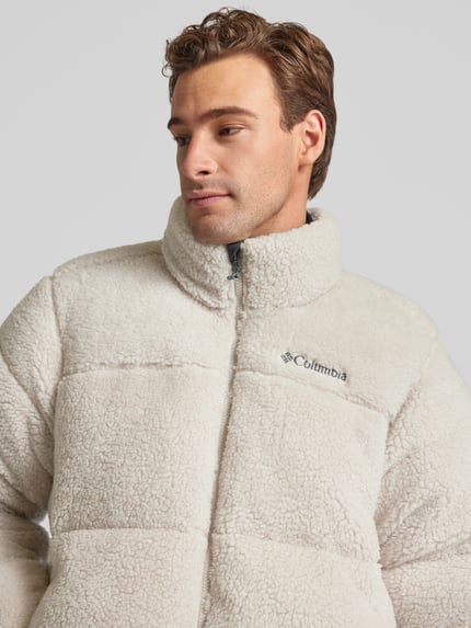 Columbia Gewatteerd jack met labelstitching Offwhite - 3