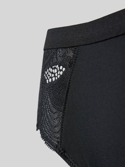 Marc O'Polo Slip met kant Zwart - 2