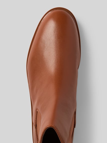 Lauren Ralph Lauren Chelsea Boots mit Label-Applikation Modell 'ALLYSON' Cognac 3