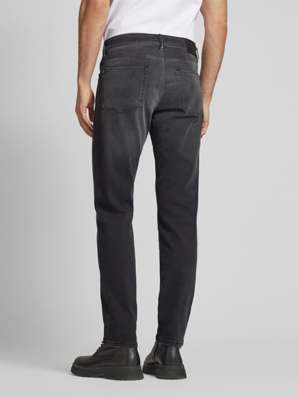 BOSS Orange Jeansy o kroju regular fit z 5 kieszeniami model ‘RE.MAINE’ Antracytowy 5