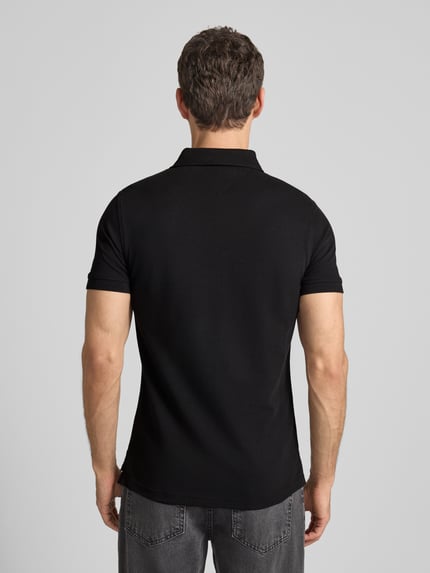 Tommy Hilfiger Slim Fit Poloshirt mit Stretch-Anteil  Black 5