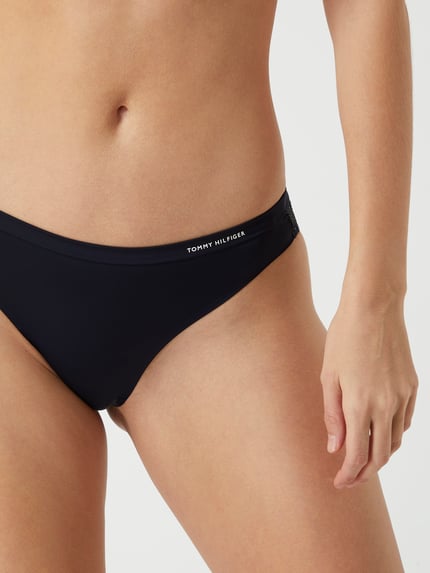 Tommy Hilfiger Slip in semi-transparant design, model 'Tailored Comfort' Marineblauw - 3