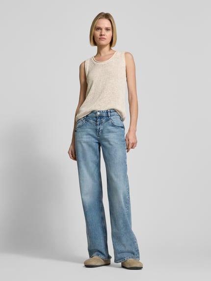 ETIQUETT ESSENTIALS Jeans mit 5-Pocket-Design Modell 'Hannah' Jeansblau 1