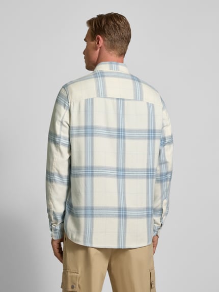 DRYKORN Koszula casualowa o kroju slim fit z kołnierzykiem typu button down model ‘LIET’ Niebieski 5