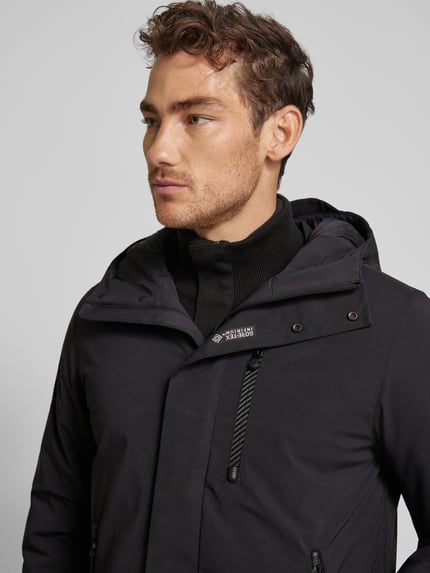 People of Shibuya Jacke mit Kapuze Modell 'AKORE' Black 3