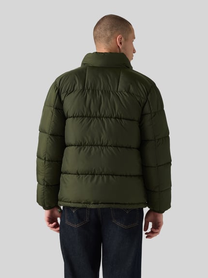Levi's® kurtka pikowana o kroju regular fit z detalem z logo model 'PIEDMONT' Oliwkowy 5