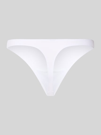 Produktfoto, Slip mit Label-Detail van Marie Jo, wit, materiaalmix met stretch, nauwsluitend model, labeldetail, voor dames