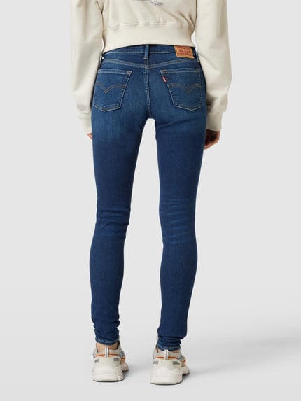Levi's® Jeansy o kroju super skinny fit z mieszanki bawełny Ciemnoniebieski 5