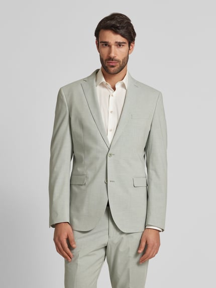 s.Oliver BLACK LABEL Slim Fit Sakko mit Viskose-Anteil Hellgruen 4