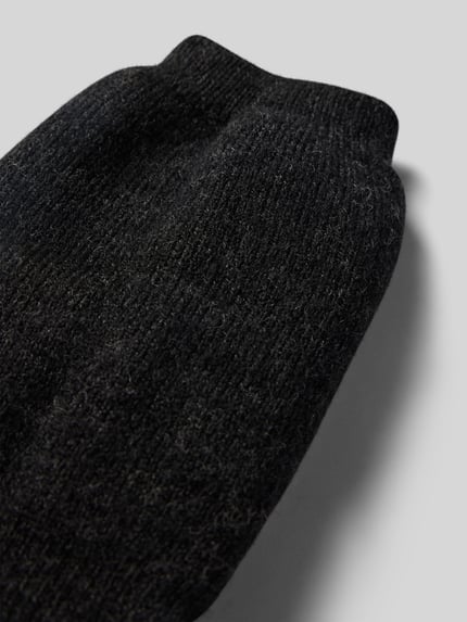 Produktfoto, Socken mit elastischem Rippenbündchen Modell 'COSYSHOES' von FALKE, mieszanka żywej wełny, jednokolorowy, tekstura miękka