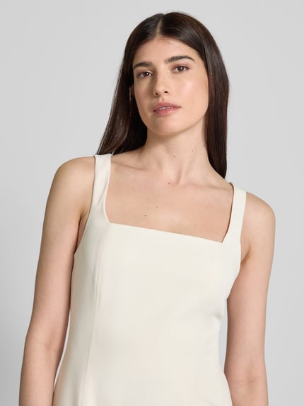 Lauren Ralph Lauren Knielange cocktailjurk, model 'Ladonya' Ecru - 3