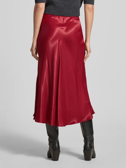 someday. Midirok van viscose met elastische band, model 'Odinia' Rood - 5