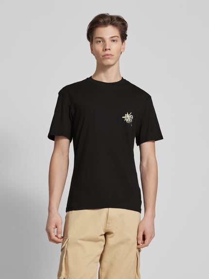 JACK & JONES T-Shirt mit Motiv-Print Modell 'LAFAYETTE' Black 4