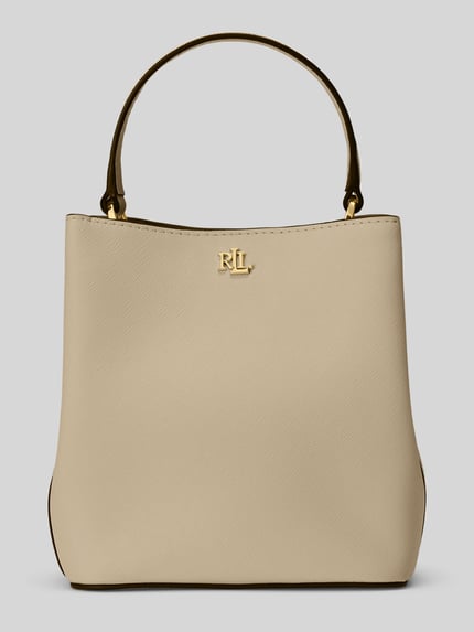 Lauren Ralph Lauren Handtas met twee handvatten van puur leer Beige - 2