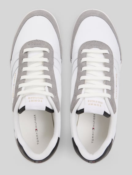 Tommy Hilfiger sneakersy z detal z logo Biały 3