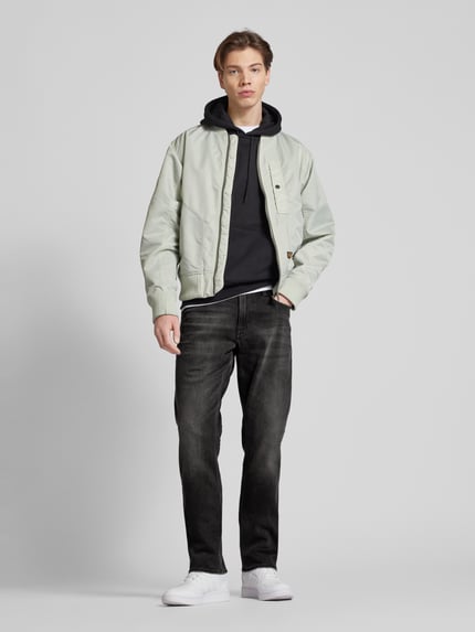 G-Star RAW Straight Fit Jeans aus Baumwoll-Mix Modell 'Mosa' Black 1