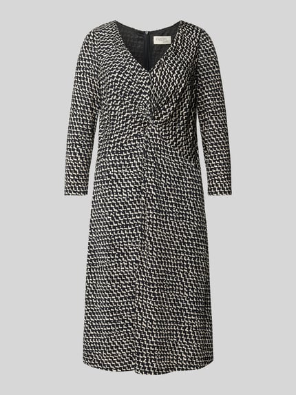 Vera Mont Knielanges Cocktailkleid mit V-Ausschnitt Black 2
