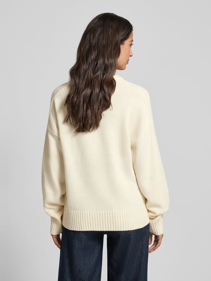 GUIDO MARIA KRETSCHMER WOMAN Regular Fit Pullover mit Woll-Anteil Modell 'Ester' Offwhite 5
