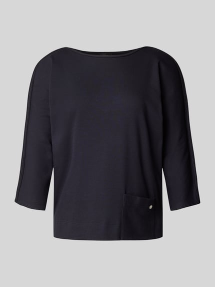 Marc Cain Longsleeve met 3/4-mouwen Marineblauw - 2