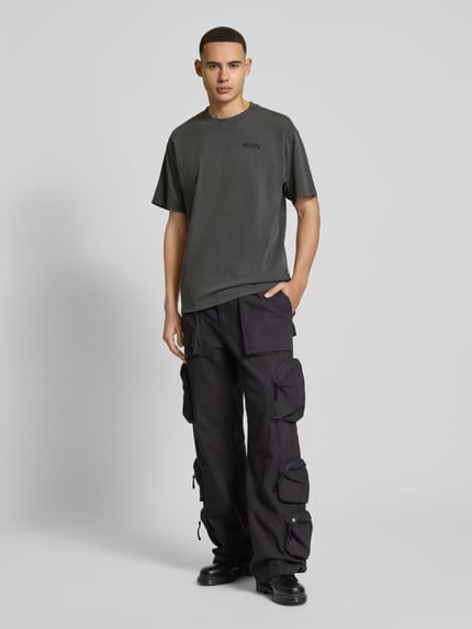 G-Star RAW Loose Fit T-Shirt mit Label-Print Black 1