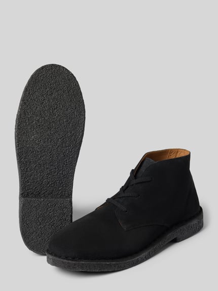 Selected Boots aus Rindsvelours Modell 'RICCO' Black 4