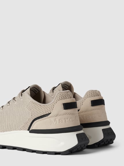 Marc O'Polo Sneakers van leermix model 'EGIL' Zand - 2