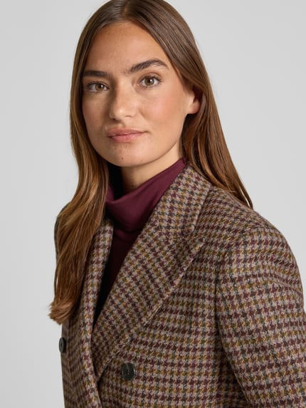 Weekend Max Mara Krótki żakiet o kroju regular fit z mieszanki żywej wiskozy model ‘GERUSIA’ Camel 3