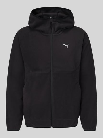 PUMA Performance bluza rozpinana o kroju regular fit z kapturem Czarny 2