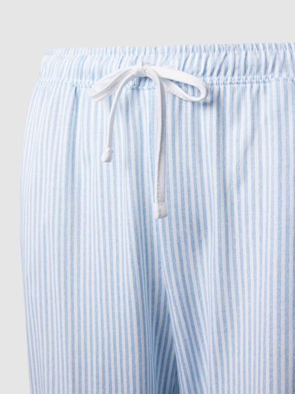 s.Oliver RED LABEL Regular fit pyjamabroek met mix van katoen en viscose Blauw - 2