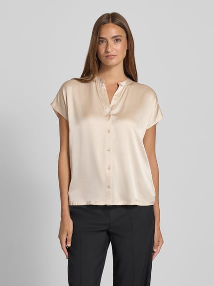 someday. Slim fit blouseshirt met tuniekkraag, model 'Koralie' Zand - 4