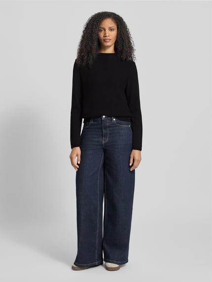 Marc O'Polo Regular Fit Strickpullover aus reiner Baumwolle Black 1