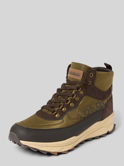 Napapijri Boots mit Schnürung und profilierter Sohle Modell 'VORTEC' Oliv 1