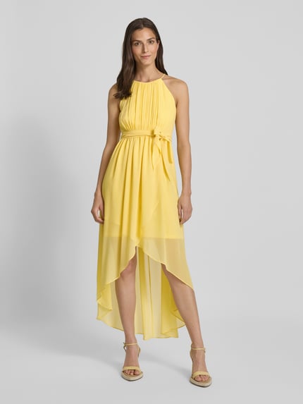 Jake*s Cocktail Cocktailkleid mit Raffungen GELB 4