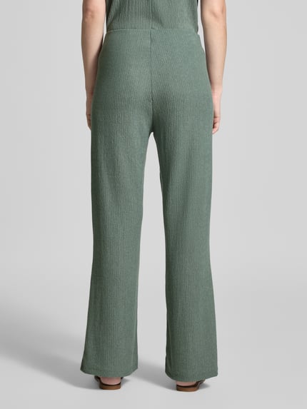 Christian Berg Woman Hose mit Strukturmuster und elastischem Bund Mint 5
