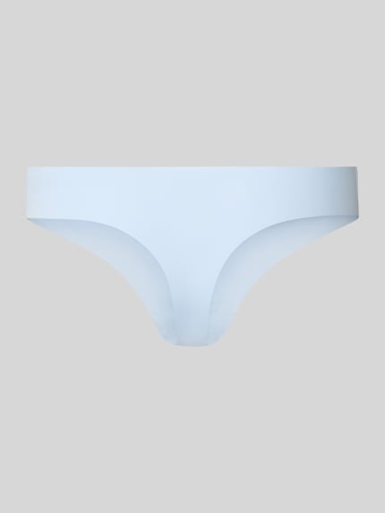 Productfoto, String aus Microfaser zonder naden van Jake*s Casual, lichtblauw, materiaalmix met stretch, nauwsluitend model