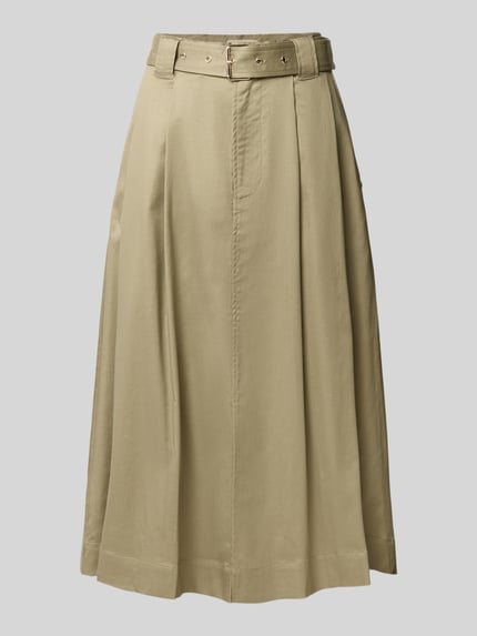 Faltenrock mit Gürtel Modell 'Koda Billie' Shop The Look MANNEQUINE