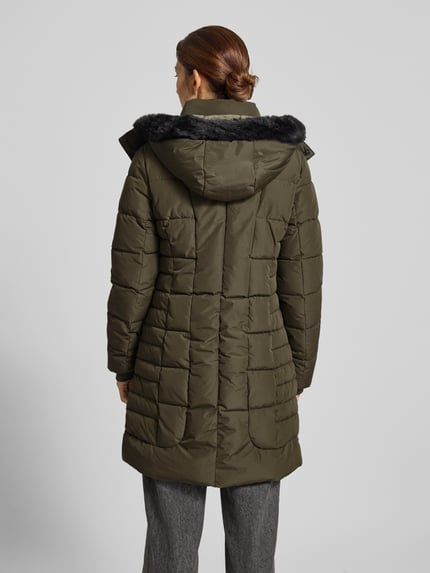 Jake*s Collection Płaszcz pikowany zapinany na zamek błyskawiczny dwustronny Ciemnozielony 5