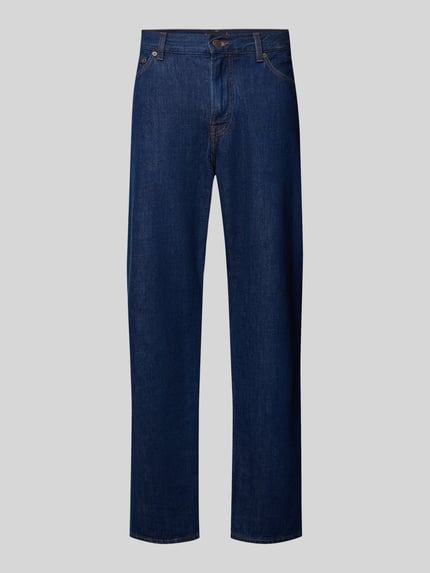 Tommy Hilfiger Jeansy o luźnym kroju z czystej bawełny Jeansowy niebieski 2