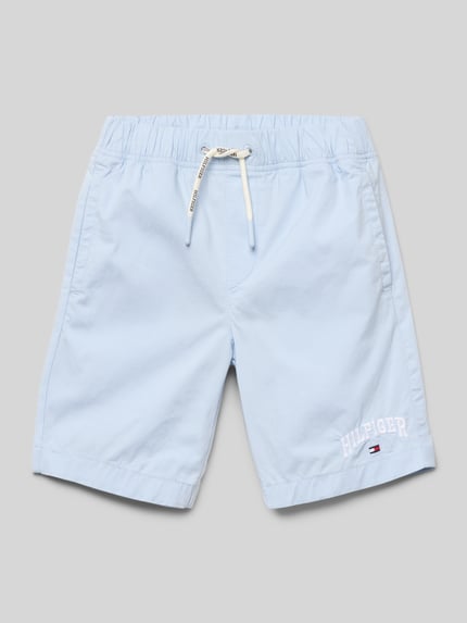 Tommy Hilfiger Kids Shorts met elastische band Bleu - 1