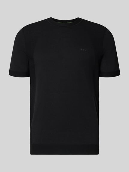 BOSS Green Regular Fit T-Shirt aus Baumwoll-Mix Modell 'MOMENTUM-LITE' Black 2