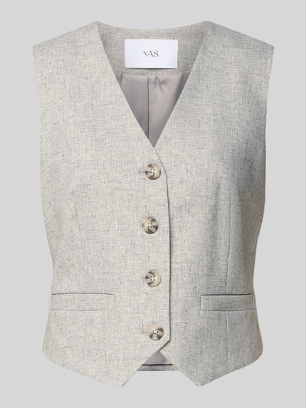 Regular fit bodywarmer met V-hals Model 'RIU' Shop The Look MANNEQUINE