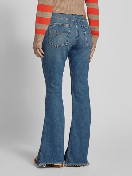 Marella Jeansy z poszerzaną nogawką i 5 kieszeniami Niebieski 5