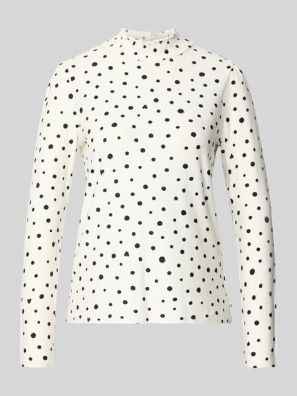 Tom Tailor Denim Bluzka z długim rękawem o kroju regular fit z mieszanka wiskozy Biały 2